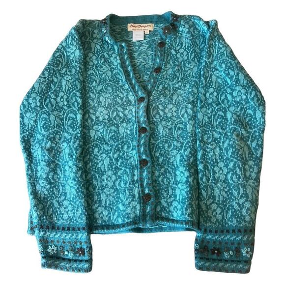 Norm‎ Thompson Women’s Cardigan Sweater - size S - Picture 1 of 8